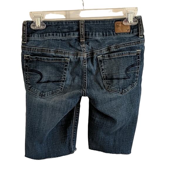 American Eagle Distressed Jean Shorts, 0 - Picture 3 of 5